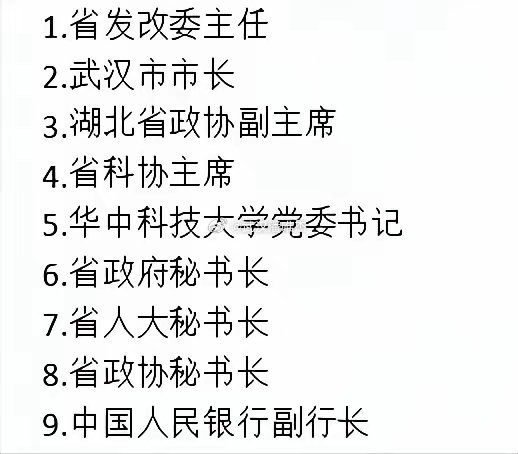 最新湖北籍部級官員及其政治貢獻